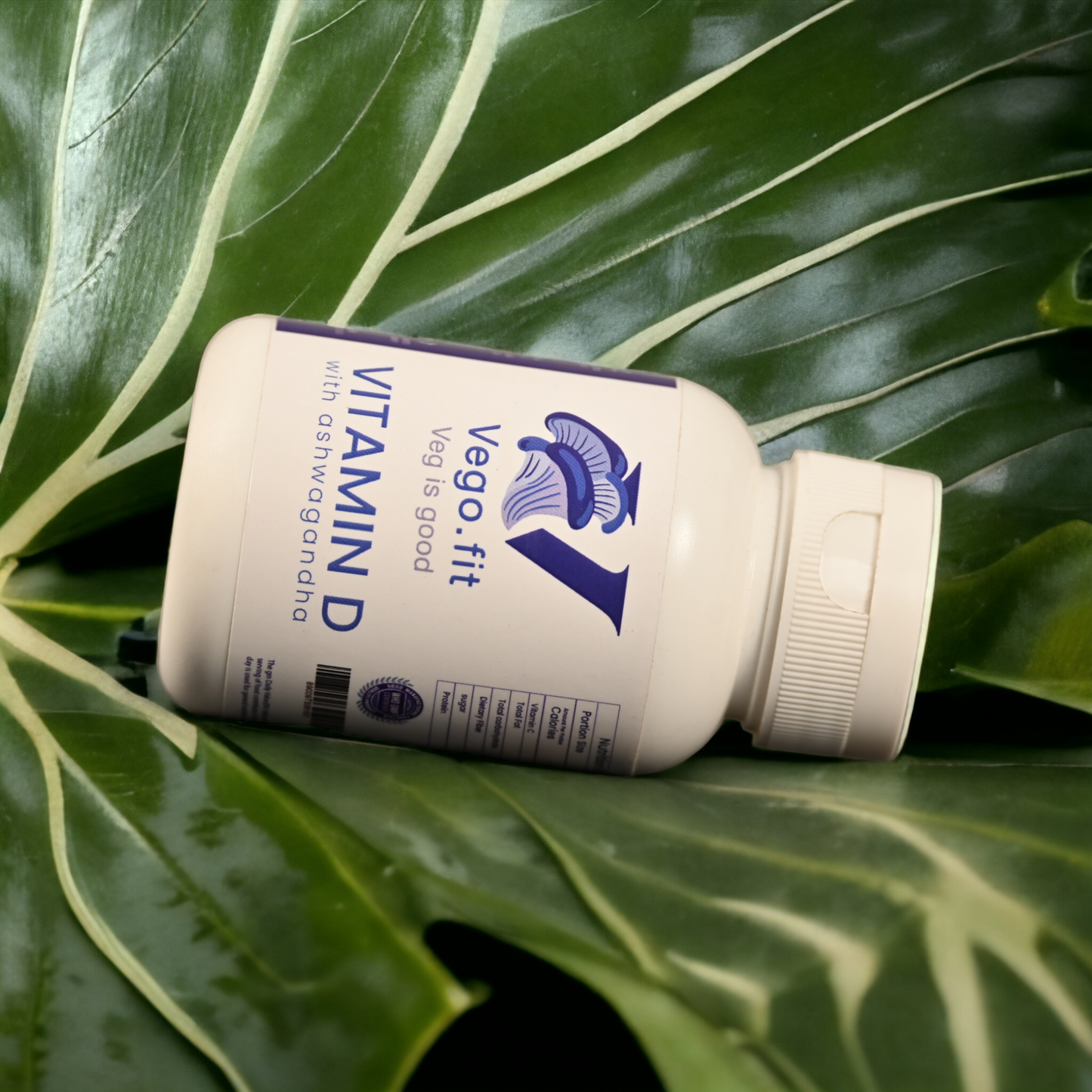 Natural Vitamin D with Ashwagandha by Vego.fit