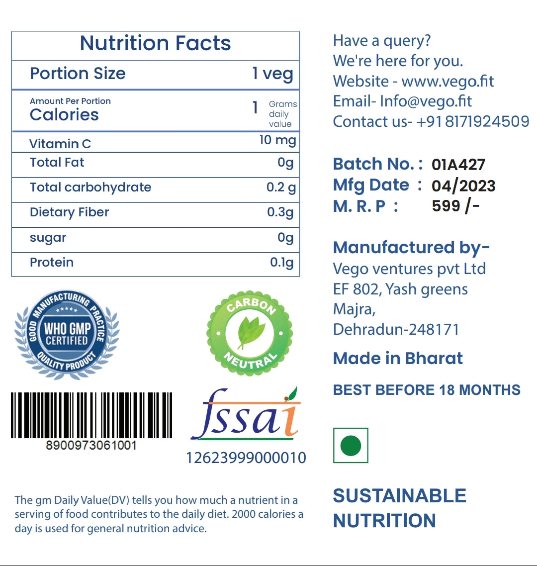 Natural Vitamin D with Ashwagandha by Vego.fit